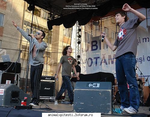 Poze noi cu Animal X... - concert suceava mai 2008 - Poze cu Animal-X